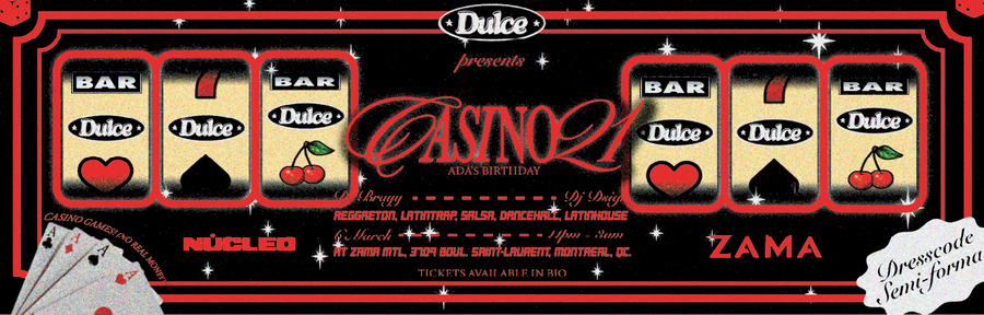 CASINO VEINTIUNO ELEGANTE PERO CON REGGAETON  ⭐️🎰🃏♥️🍸♣️