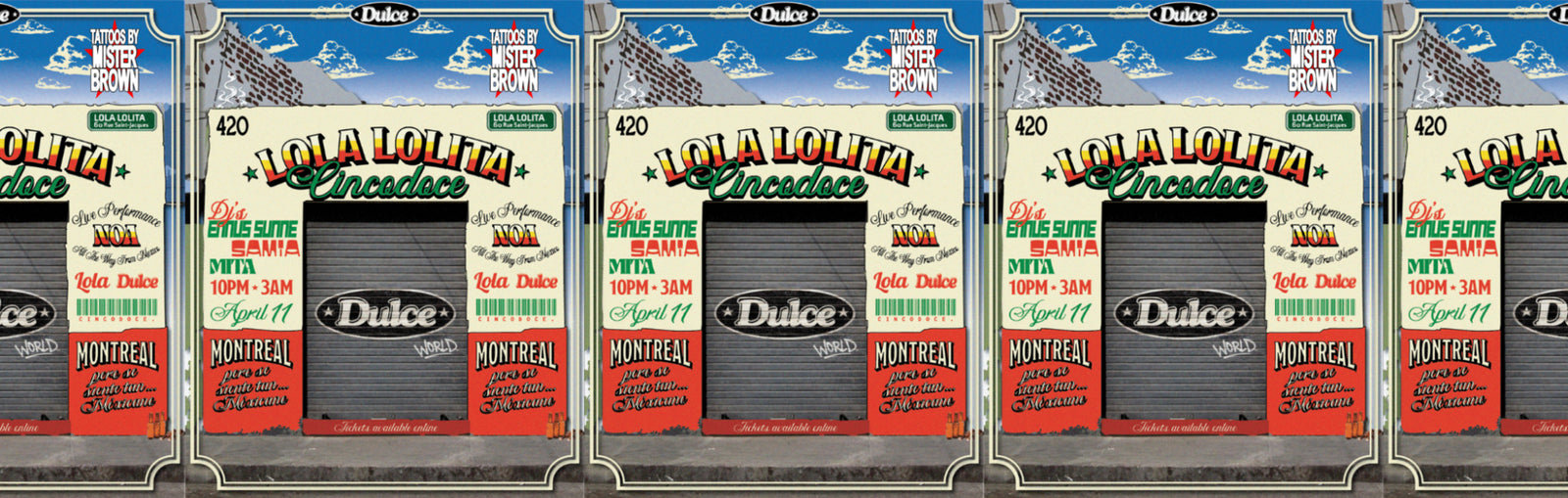 DULCE LE TRAE A MONTREAL EL MEJOR CLUB DE REGGAETON DE CIUDAD DE MEXICO! DULCE X CINCODOCE !!! 🇲🇽🕷️😈⭐️